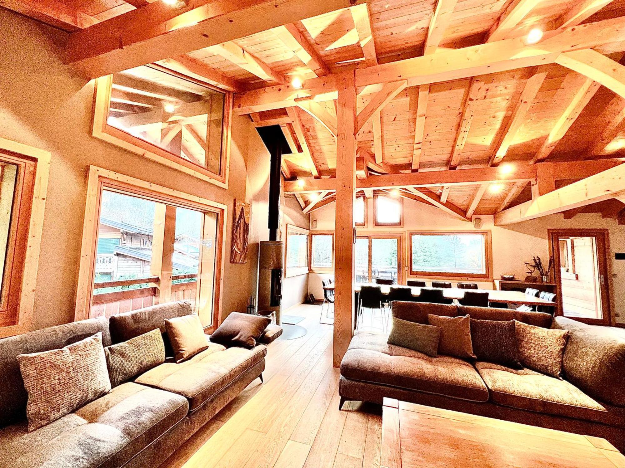 Chalet Isabelle Mountain Lodge 5 Star 5 Bedroom En Suite Sauna Jacuzzi Chamonix Luaran gambar